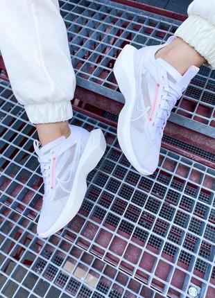 Кроссовки сетка nike vista lite"white/red"2 фото