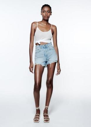 Джинсовые шорты zara