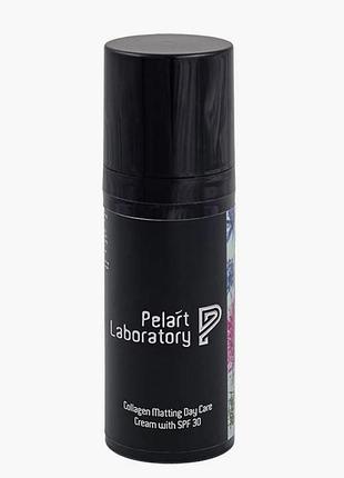Денний матувальний крем з колагеном spf 30 pelart laboratory collagen matting day care cream 50 мл