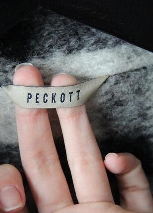 Тепле шерстяне пальто peckott 70% вовни4 фото