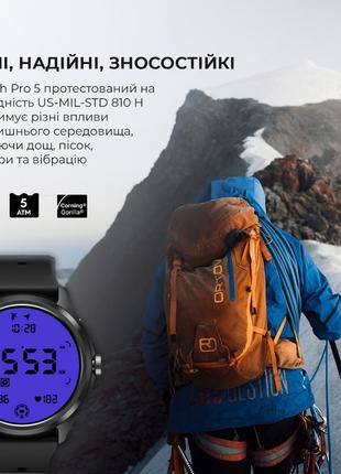 Смарт-часы mobvoi ticwatch pro 5 gps (wh12088)9 фото