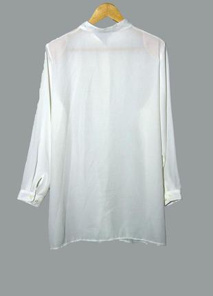 Шифонова блуза -сорочка з вишивкою5 фото