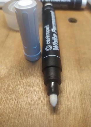 Маркер белый перманентный centropen