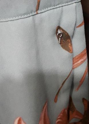 Брендовый новая красивая блузка р. 22 с пионами от anthology9 фото