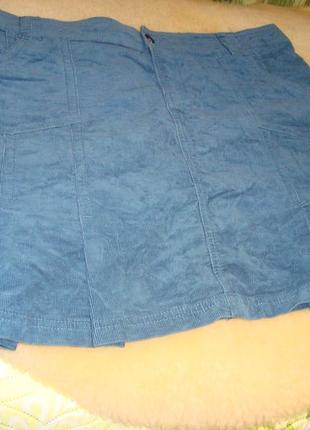 Спідниця міні з микровельвета