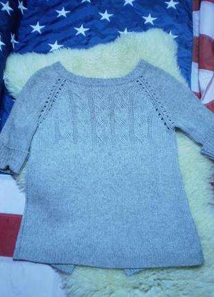 Стильный джемпер с коротким рукавом