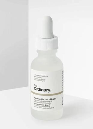 The ordinary - niacinamide 10% + zinc 1% - сироватка з вітаміном в3 і цинком, 30ml, оригінал, канада2 фото