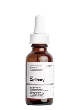 The ordinary - сироватка із саліциловою кислотою 2% - salicylic acid 2% anhydrous solution, оригінал2 фото