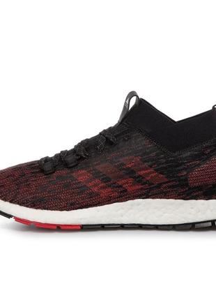 Шикарні кросівки adidas pure boost rbl shoes black scarlet