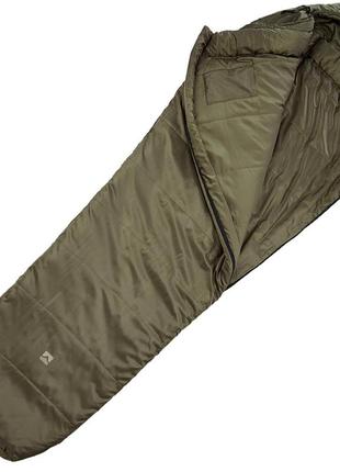 Спальный мешок с капюшоном wechsel wildfire -5° l tl mud green left (232041)
