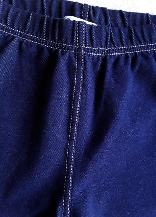 Трикотажные леггинсы под джинсу от bik bok.5 фото