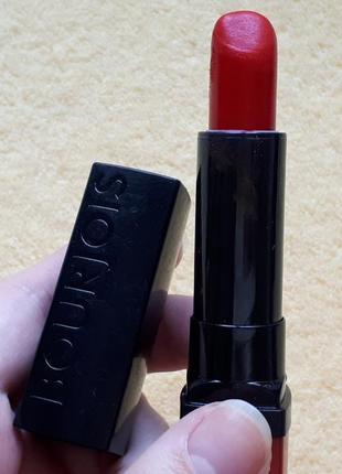 Французька оксамитова червона помада буржуа кремова bourjois франція