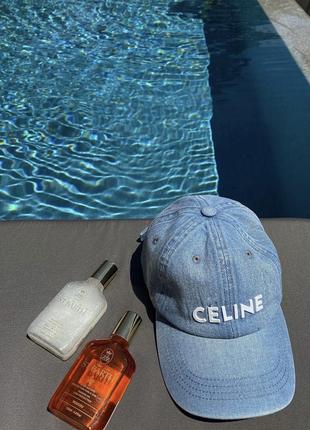 Джинсова кепка селин celine2 фото