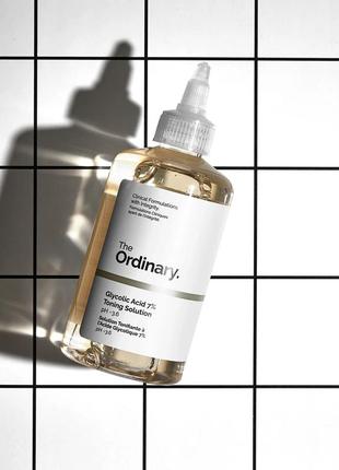 Тонік  з гліколевою кислотою the ordinary glycolic acid 7% toning solution, 240ml3 фото