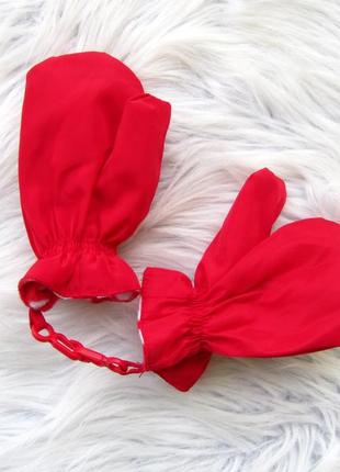 Теплые варежки рукавицы перчатки