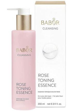 Babor cleansing rose toning essence 200ml есенція тонік із рожевою водою бабор 200 мл. німеччина3 фото