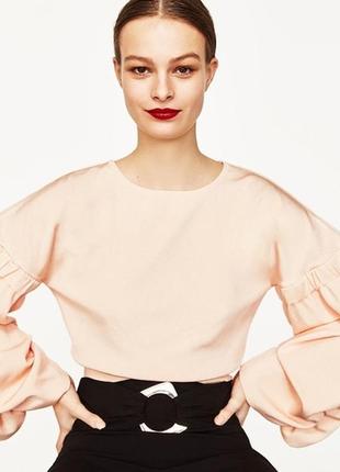 Топ, кофта с широкими рукавами zara4 фото