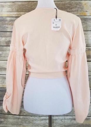 Топ, кофта з широкими рукавами zara 7