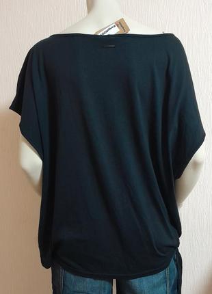 Шикарная футболка чёрного цвета хлопок+модал оверсайз kangaroos с биркой4 фото
