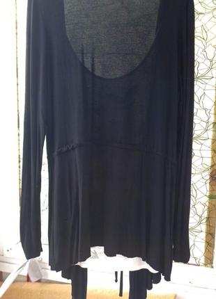 Стильная фирменная блуза, туника на 52-56р вискоза2 фото