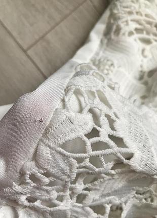 Шикарный кружевной топ толстое кружево zara7 фото