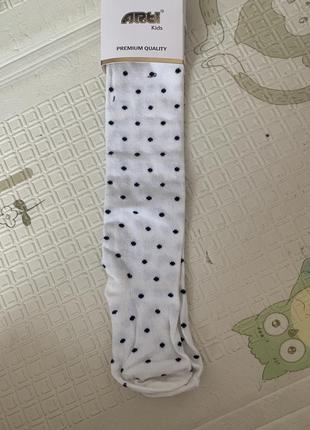 Колготки для дівчинки в горошок туреччина бавовна arti