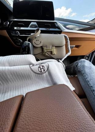 Сумка в стиле hermes constance кожаная сумка 7