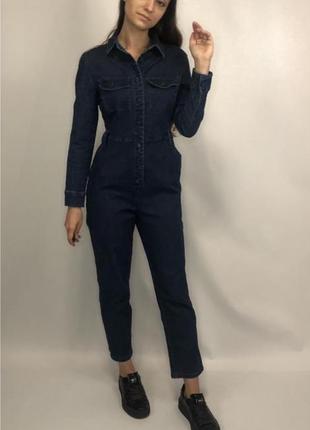 Джинсовый комбинезон denim go