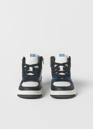Кросівки для хлопчика zara 66909 чорний, синій1 фото