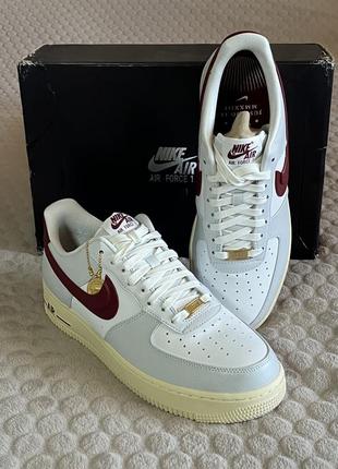 Nike air force 1 ‘07 se just do it photon dust/team red dv7584 001