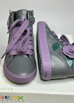 Детские ботинки, хайтопи geox kalispera 32,34 р девочке5 фото