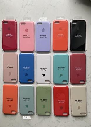 Силіконовий чохол apple silicone case на айфон {для iphone} 6s/6s /7/7 /8/8 /xs/xr2 фото