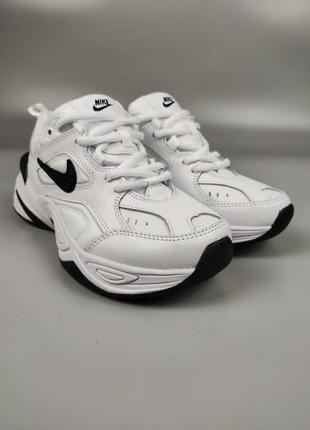 Кроссовки nike m2k tekno white black3 фото