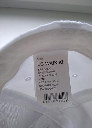 Lc waikiki кепка панамка 3-6 лет 50 см6 фото