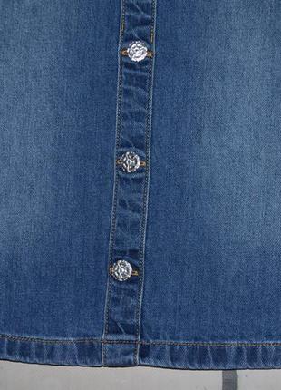 Стильный джинсовый сарафан nutmeg на 7-8 лет2 фото
