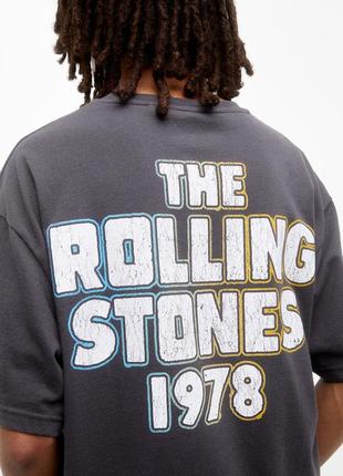 Футболка pull&bear the rolling stones 19786 фото