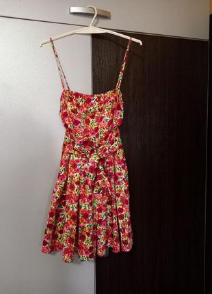 "шовкова" коктейльна сукня-сарафан ліф з чашечками - це любов!!!1 фото