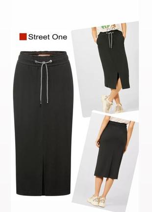 Спідниця трикотаж з розрізом street one