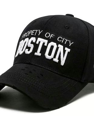 Кепка бейсболка boston (бостон) с изогнутым козырьком бежевая, унисекс wuke one size4 фото