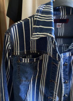 Женская джинсовая куртка винтажная джинсовка женская винтажная куртка3 фото