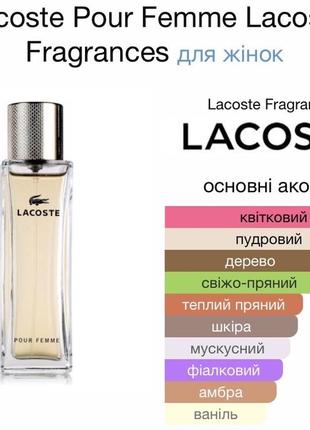 Lacoste pour femme lacoste fragrances3 фото