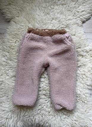 Клевые теплые брюки zara на девочку 18-241 фото