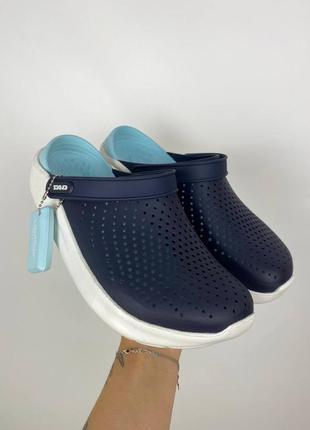 Мужские кроксы crocs literide almost/white