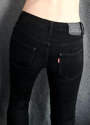 Джинсы секси levis черные супер скинни оригинал черные / распродаж