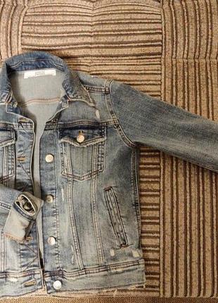 Zara basic denim jacket (базова джинсова куртка)