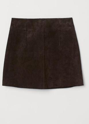 Спідниця натуральна шкіра h&m