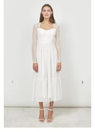 Белое (молочное) платье