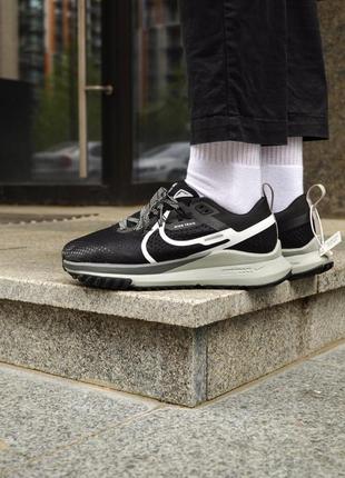 Мужские кроссовки nike pegasus trail 4 black/grey