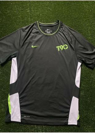 Футболка спортивная компресионная nike dri-fit t 90 футбольная1 фото