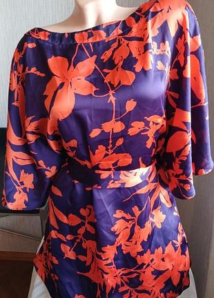 Платье туника шелковое